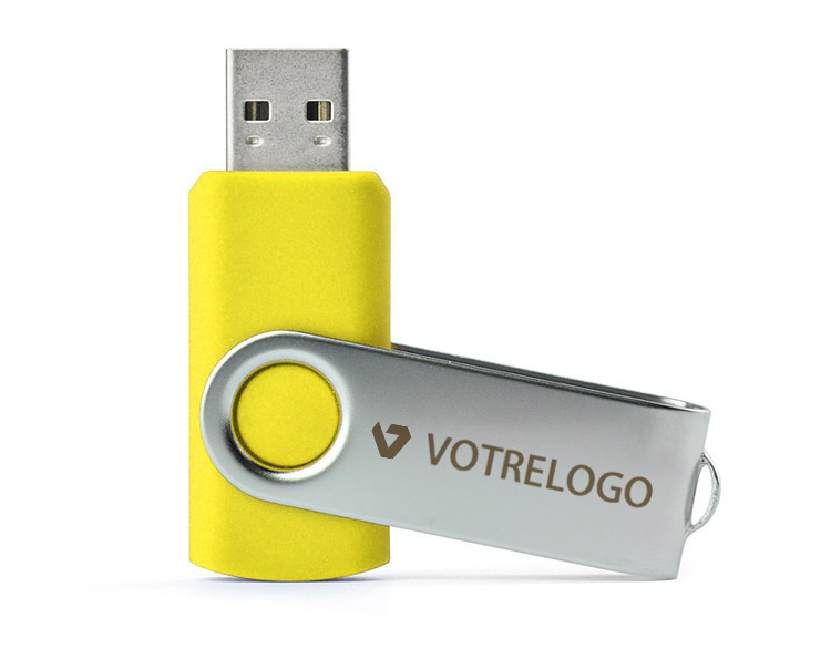 Clé USB 16Go – Vert Jaune