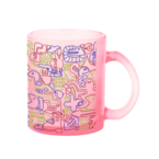 mug en verre coloré 