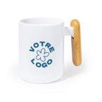 tasse 480 ml en céramique/bamboo personnalisable