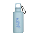 bouteille d'eau 400 ml avec mousqueton personnalisable