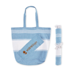 set sac et serviette de plage personnalisable