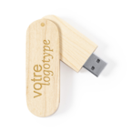 clé usb en bois 16gb personnalisable 