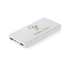 Batterie externe personnalisable blanc 10 000 mAh
