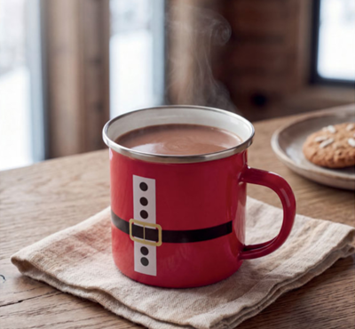 Tasse Père Noël pour boissons chaudes