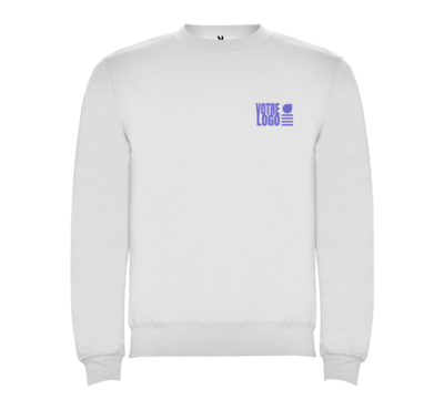 pull ras du cou couleur blanc