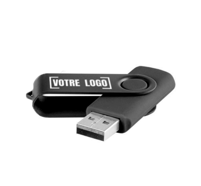 clé USB coloré 16gb couleur noir