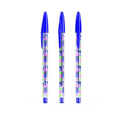 Bic cristal expression couleur bleu personnalisable