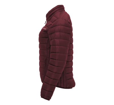 doudoune couleur bordeaux personnalisée