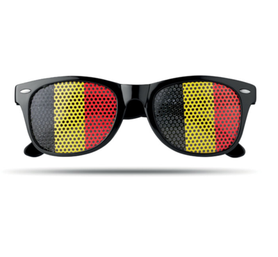 lunettes avec drapeau national publicitaire