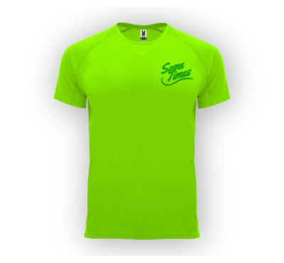 Tee-shirt de sport homme vert fluo