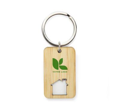 porte clé forme maison personnalisable