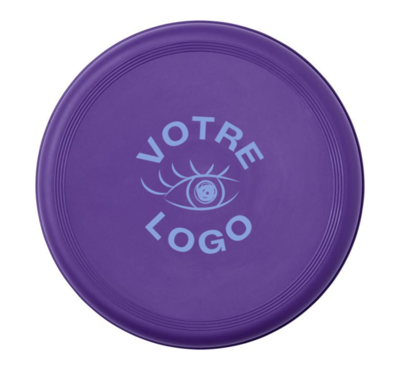 découvrez le frisbee en plastique recyclé violet 