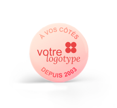 badge aimanté 5 cm personnalisable de diamètre