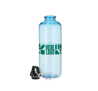 bouteille d'eau bleu clair 