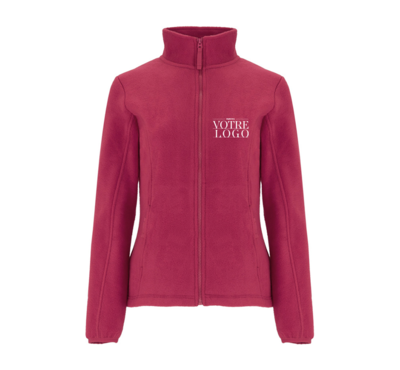 veste polaire couleur rose pour femme