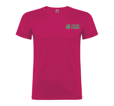 tshirt rose pour enfant personnalisable