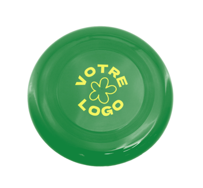 frisbee couleur verte