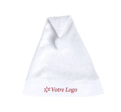 bonnet père noel couleur blanc