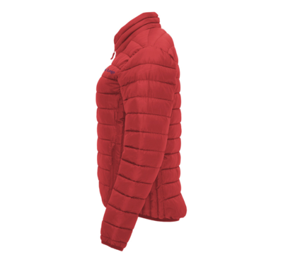 doudoune personnalisée couleur rouge pour femme 