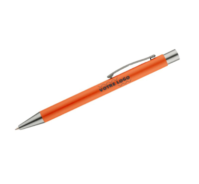 stylo goma orange