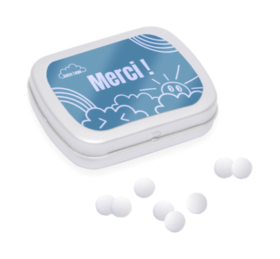 mini boite à pastille personnalisable