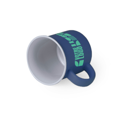 mug en céramique bleu 300 ml mat 