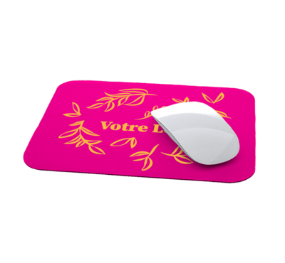 tapis de souris couleur rose