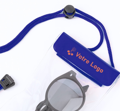 etui étanche avec logo