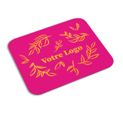 tapis de souris rose 