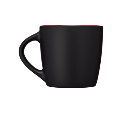 mug bicolore couleur rouge