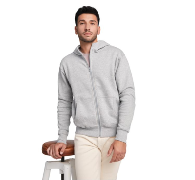 sweat zippé personnalisable