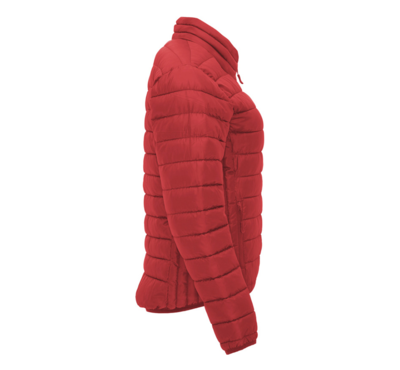 doudoune couleur rouge de coté 