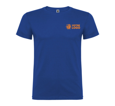 tshirt couleur bleu personnalisable pour enfant