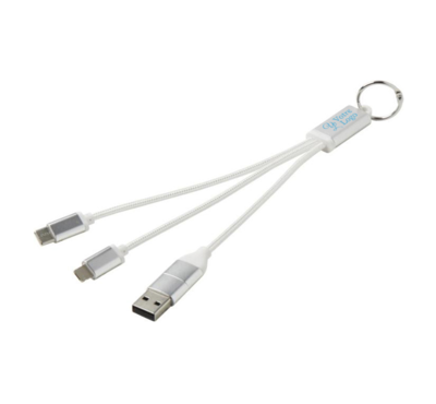 cable de chargement couleur argent 