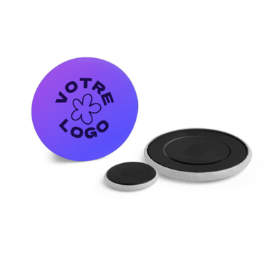 badge aimanté publicitaire 5 cm