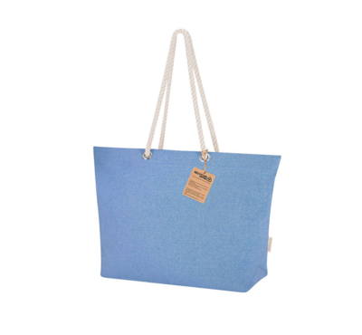 sac de plage personnalisable couleur bleu