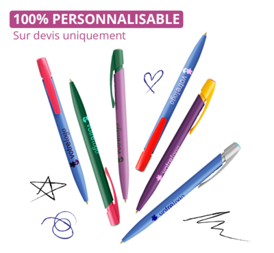 stylo bille bic media clic mix et match personnalisable sur devis 