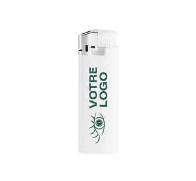 briquet couleur blanche personnalisable 