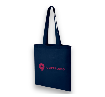 Sac shopping bleu marine