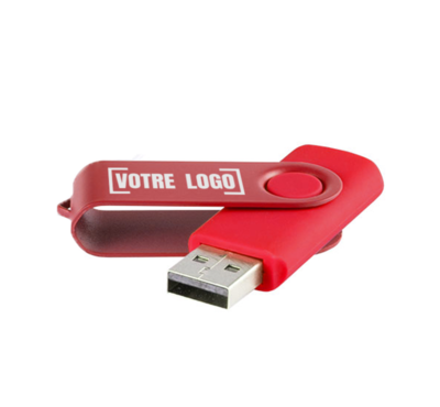 clé USB personnalisable coloré 16 gb couleur rouge 