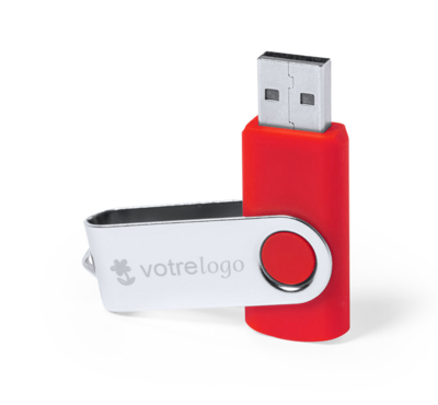 clé usb 8gb personnalisable couleur rouge