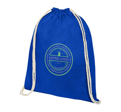 sac à dos personnalisable couleur bleu