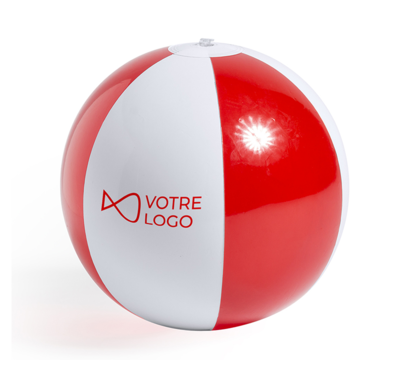 ballon rouge gonflable personnalisable