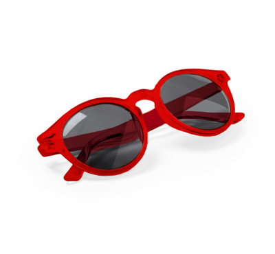 lunette de soleil personnalisable rouge