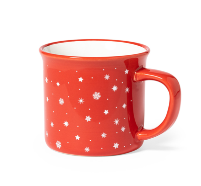 mug de noel personnalisable couleur rouge