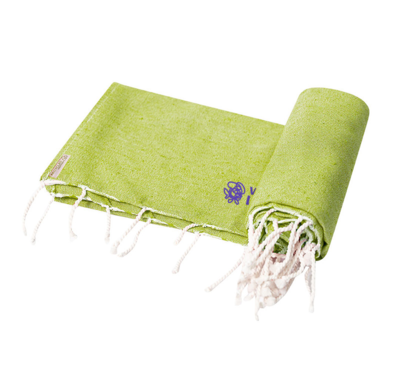paréo serviette couleur vert