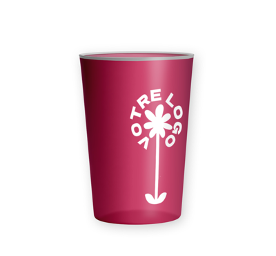 ecocup couleur rose publicitaire