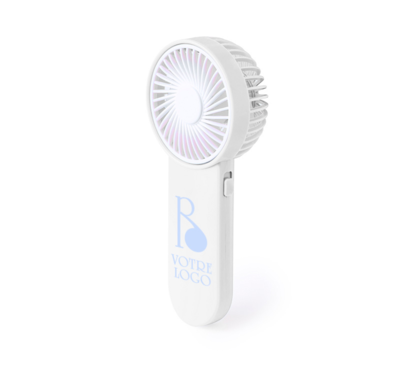 ventilateur couleur blanc publicitaire