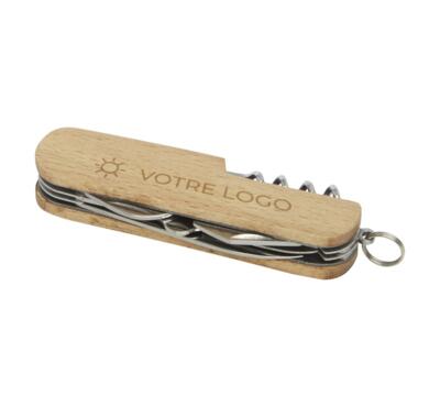 couteau de poche en bois personnalisable 