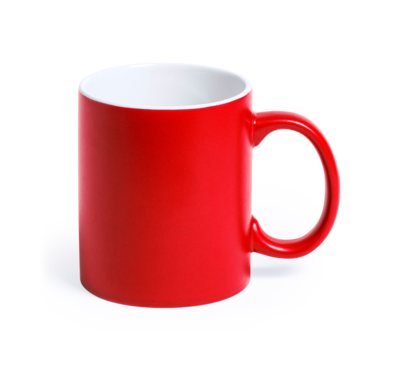 mug céramique 350 ml rouge 